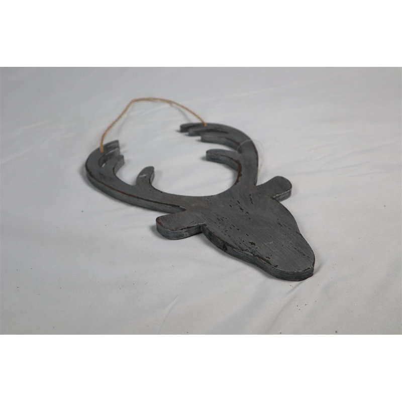 PVC No Holiday Shaped Ornament, 21 cm x 5.8cm x 6cm, Silver