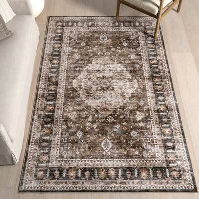 Tapis lavable à la machine Davi Faded SplashGuard