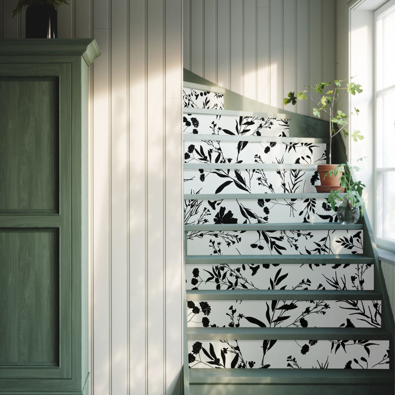 Décalcomanies en cuir pour escalier