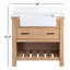 Ensemble de meuble-lavabo simple 36 po Villareal-736646990