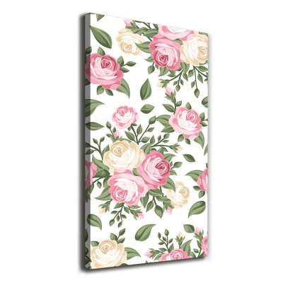 Roses - Wrapped Canvas Print