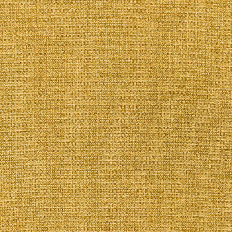 Banc d'appoint rembourré et capitonné, Jaune moutarde