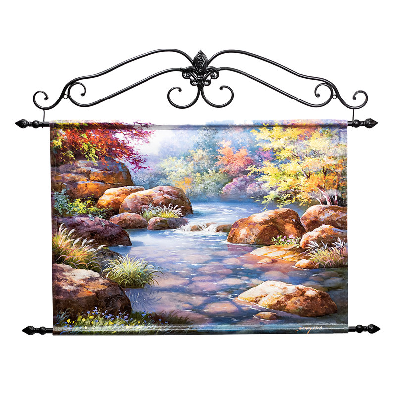 Summer Stream - 4 Piece No Frame Painting on Canvas