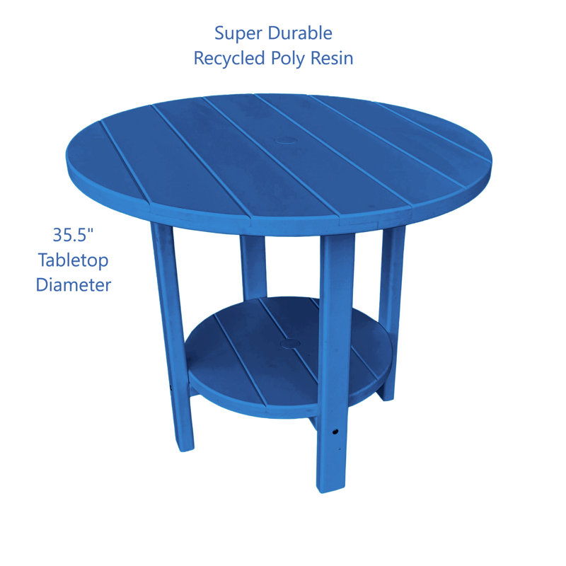 Table de salle à manger Kleinman, Bleu