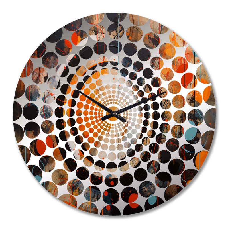 Polparia - Horloge murale abstraite, Très grand