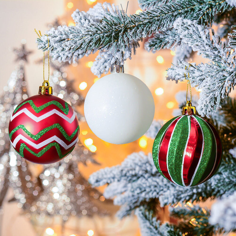 Ensemble d'ornement boule de Noël 35 pièces Jasyah
