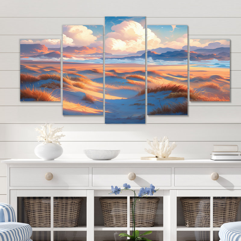 Coastal Bliss - Décoration murale Paysages - 5 panneaux