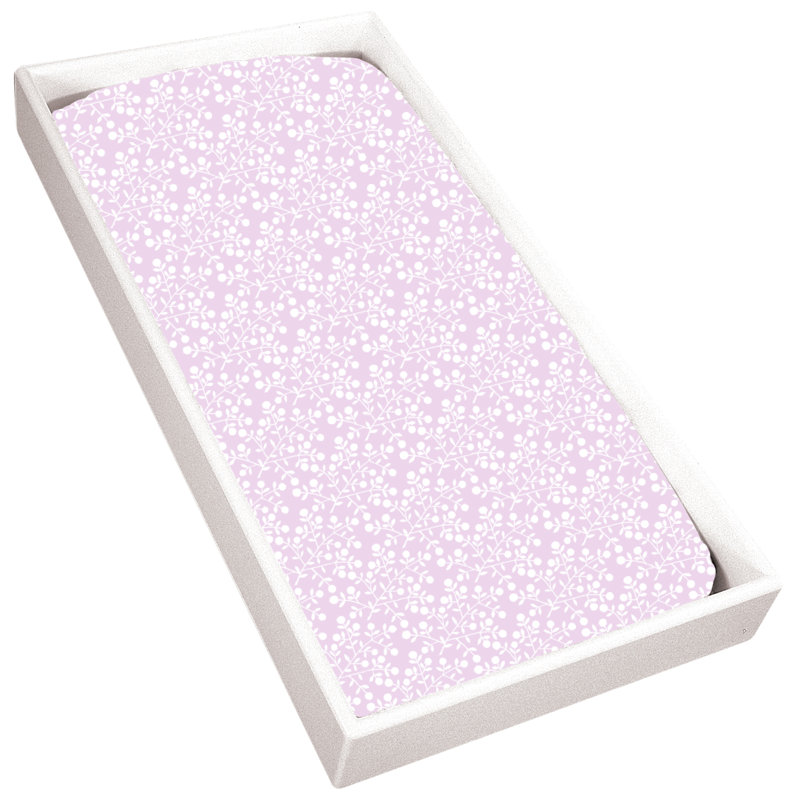 Housse de matelas à langer, Lilas