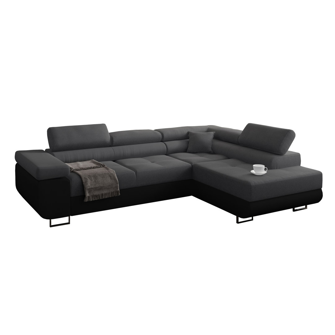 Ecksofa Anguel mit Bettfunktion