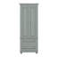 Tall Storage Cabinet With 2 Drawers-1124678976