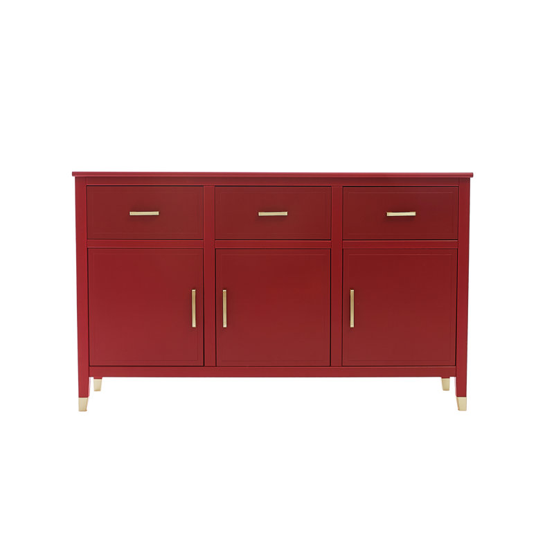 140cm Sideboard, Red