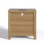 Bedside Table with Built-In Outlets and Motion Sensor Led Light-1461840439