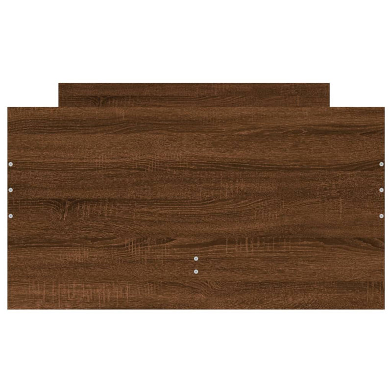 Nyarie Bed, Brown Oak, Small Single ( 75 x 190 cm)
