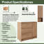 Meuble-lavabo simple 36 po avec plateau en résine et rangement flottant