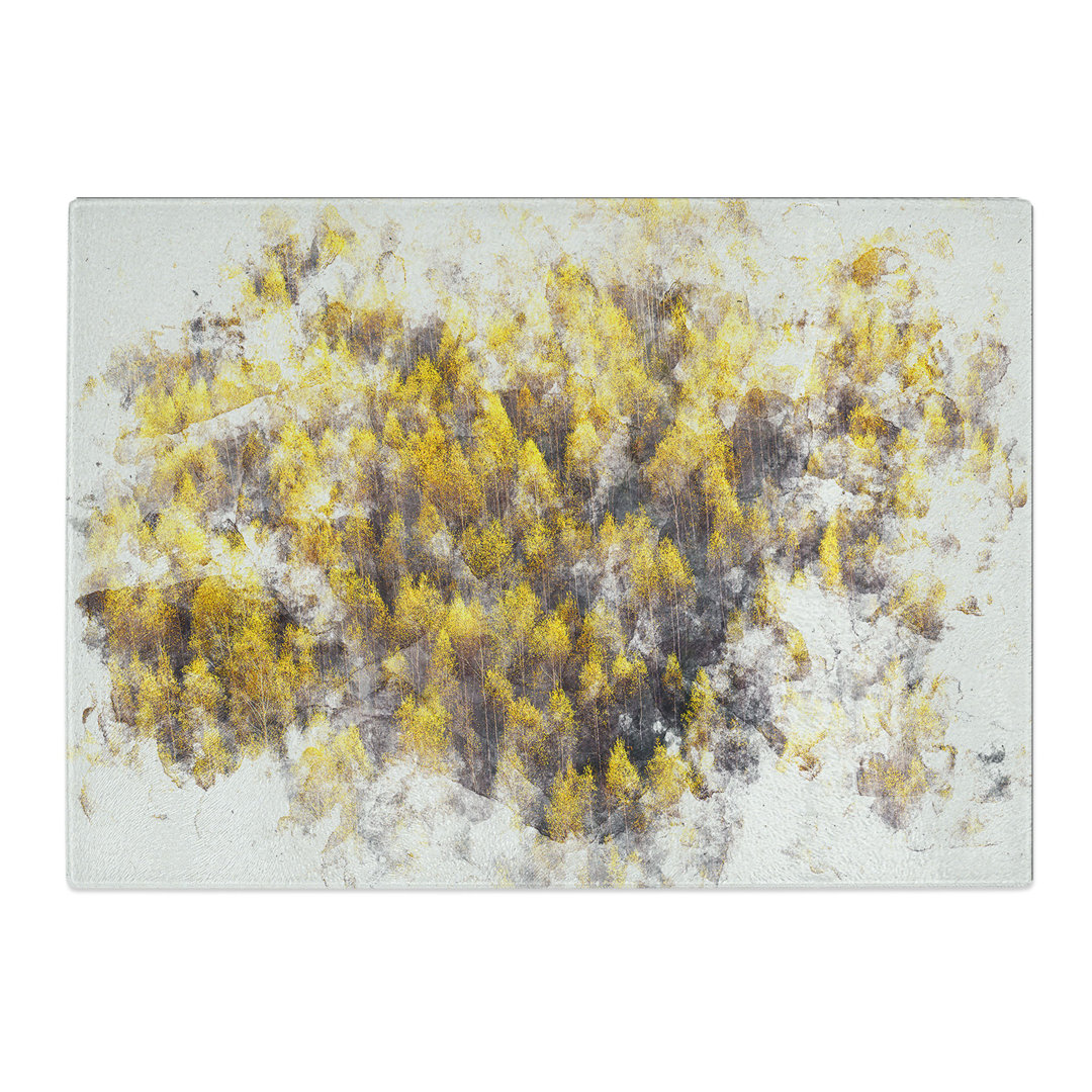Tempered Glass Golden Forest Chopping Board