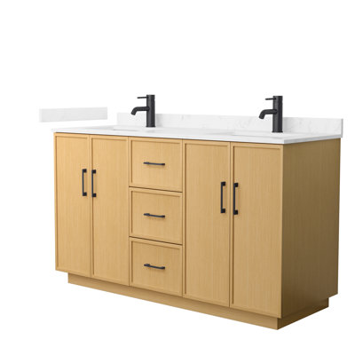 Meuble-lavabo double 60 po Elan TK