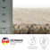 , Beige Round Pure Solid Colour Hand Woven Hand Loomed Area Rug