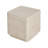 Outdoor Patio Side Table, Beige Travertine Finish, Set Of 1
