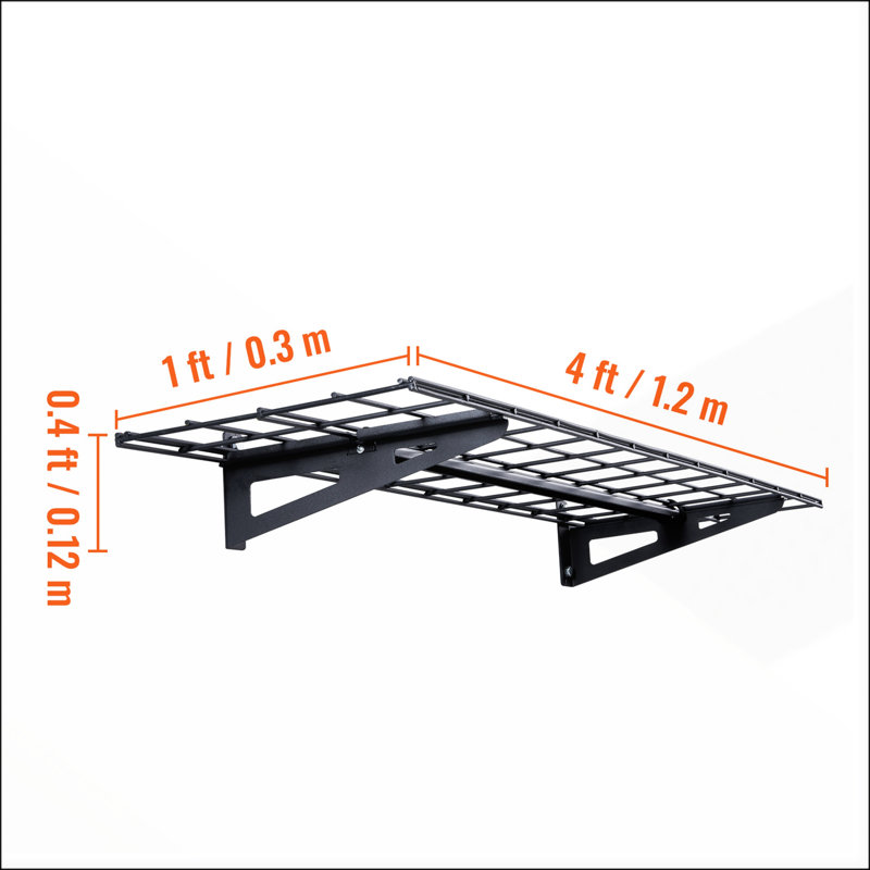 Ensemble de 2 tablettes de rangement robustes pour ranger les outils et l'équipement