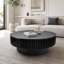 Table basse ronde avec rangement dissimulé-201369344-201369345