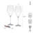 Mikasa Blythe 3-Piece Wine Glass Gift Set
