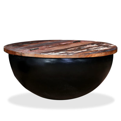 Nolin Bowl Shape Coffee Table with Storage