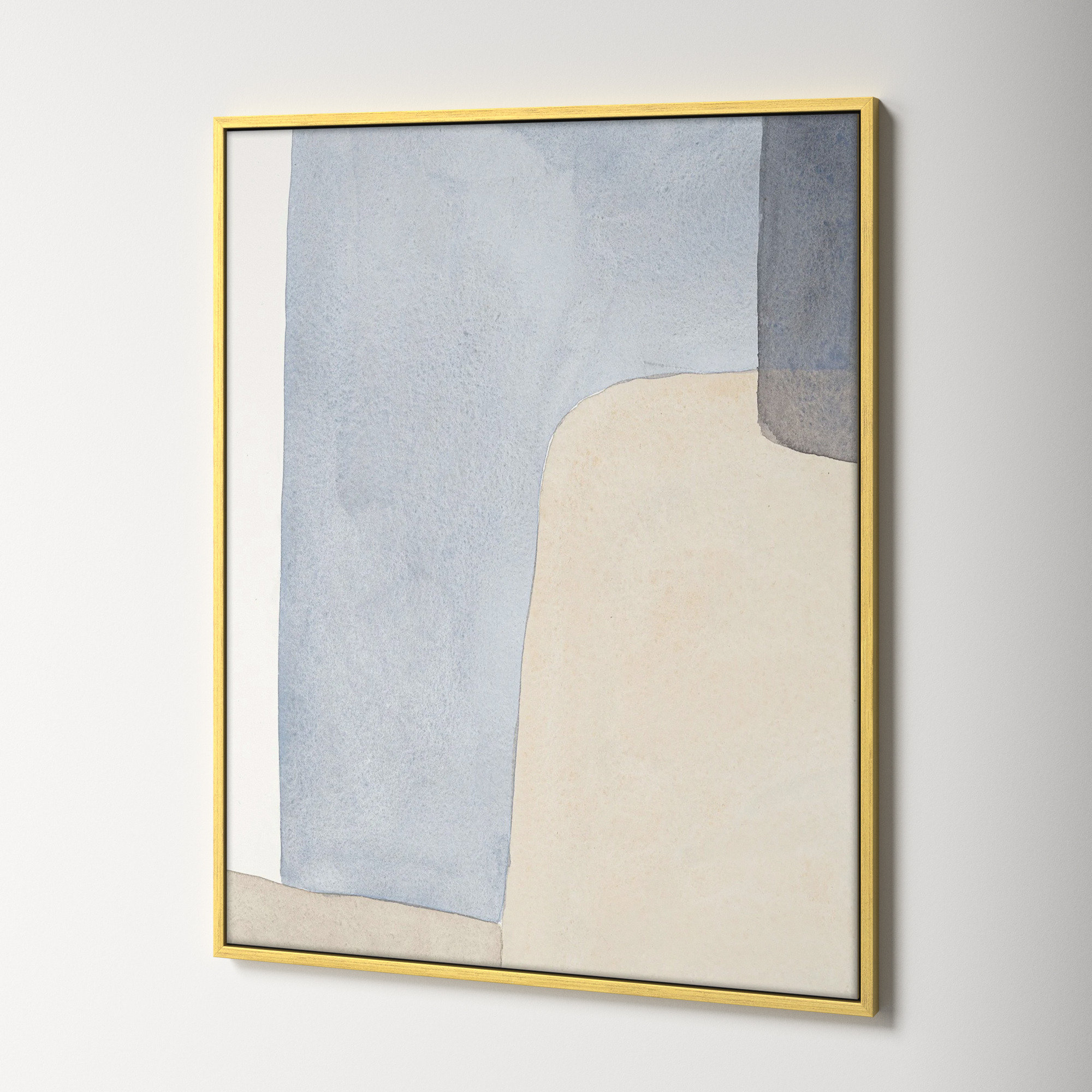 Dreamy Hues by Julia Balfour, 50" H x 40" W x 1.4" D, Gold Framed Canvas