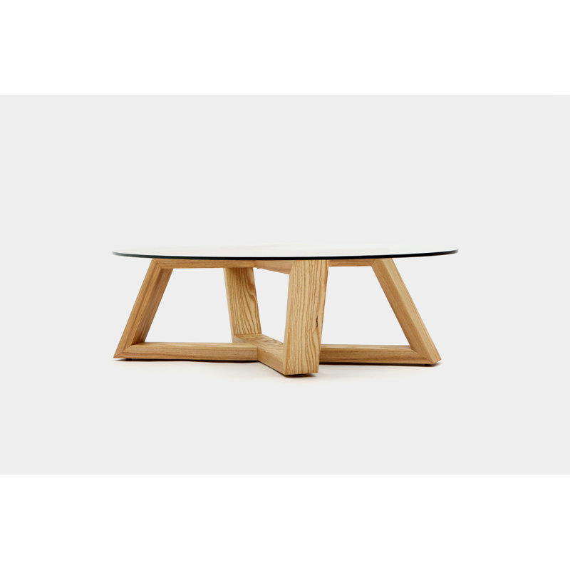 Focal Coffee Table, 14" W x 38" L x 72" W, Ash