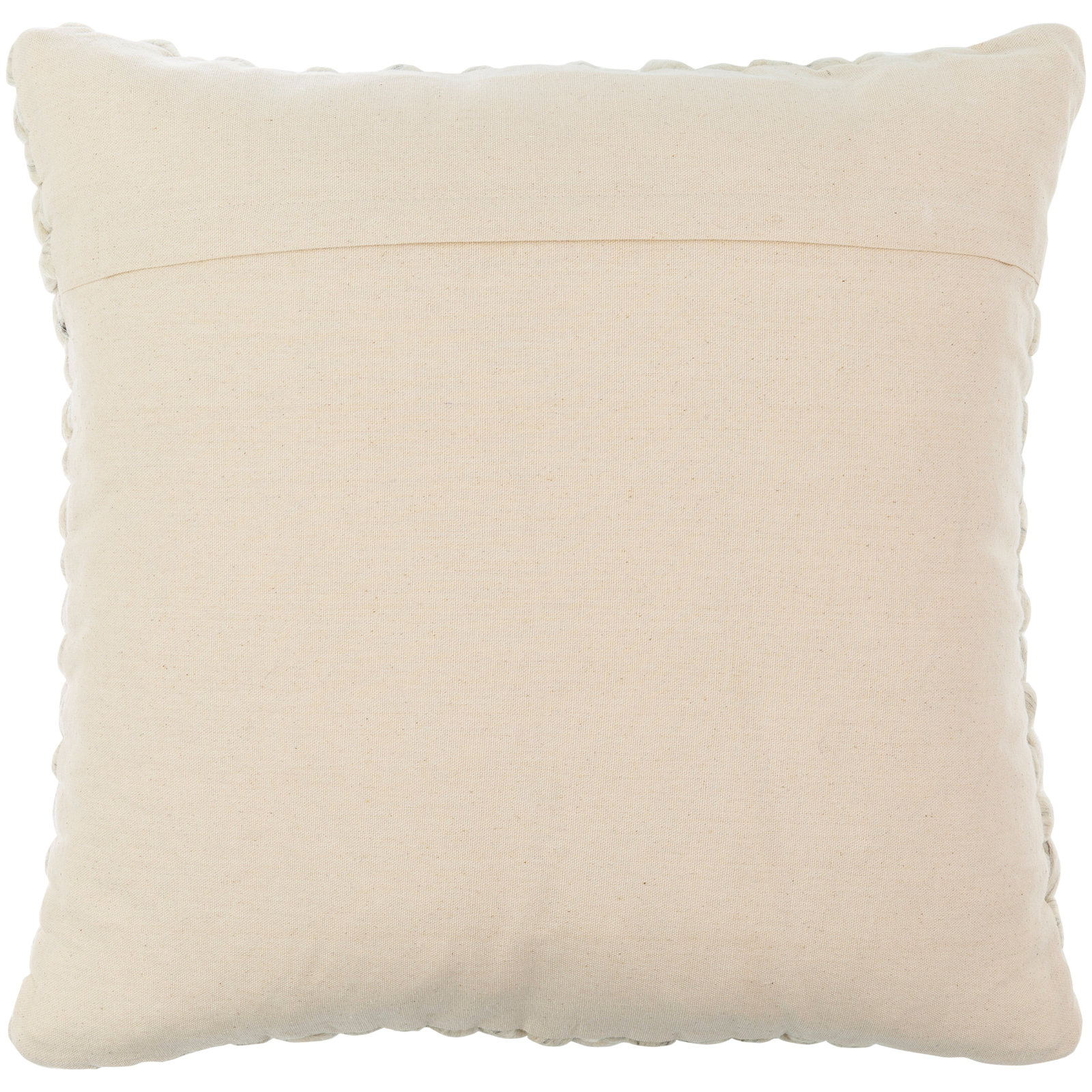 Belel Wool Pillow Cover, Beige, 22" x 22", Pillow Cover Only - No Insert