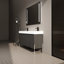 Meuble-lavabo autoportant 60 po avec double lavabo en résine, armoire de rangement avec portes à fermeture douce (ensemble KD)