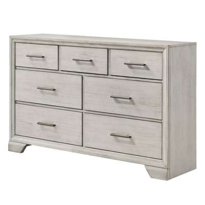 Commode 7 tiroirs de style moderne et contemporain, pour chambre à coucher