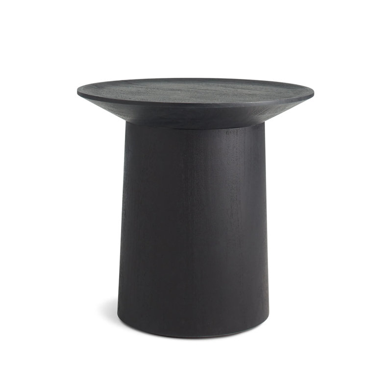Coco Solid Wood Single End Table, 19" H x 20" W x 20" D