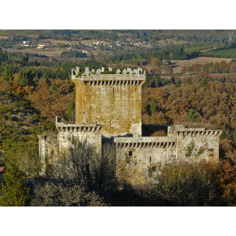 Château de Pambre, Espagne, H 18 po x l 24 po