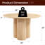 Coulston 48"L Round Dining Table-1620978349