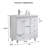 30'' White Modern Free-Standing Single Bathroom Vanity Set