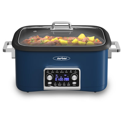 Mijoteuse numérique 12-en-1, multi-cuisinière 8 pintes