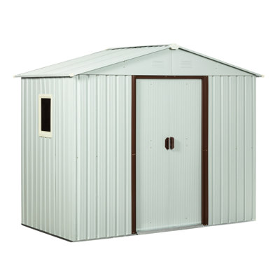 Abri de rangement extérieur en métal 8 pi.