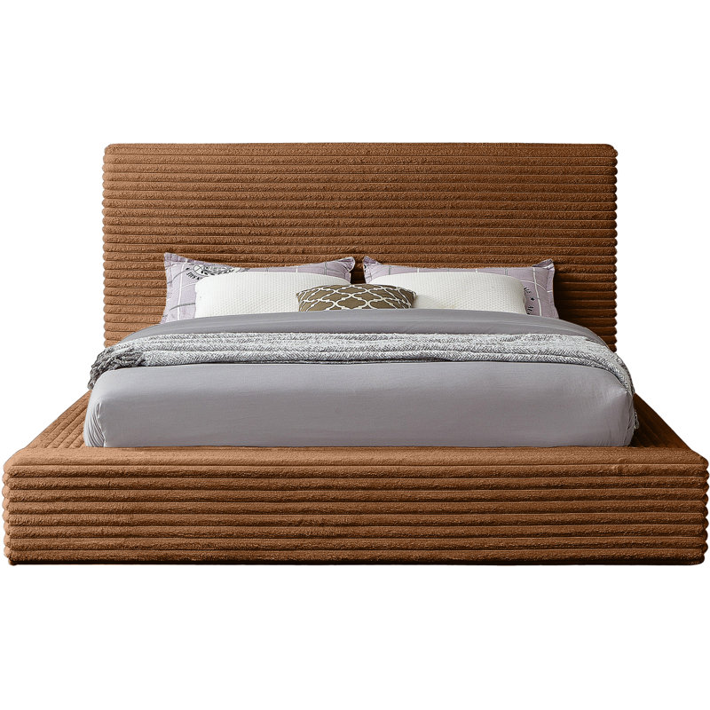 Dexter Corduroy Fabric Bed, Queen, Saddle Corduroy Fabric