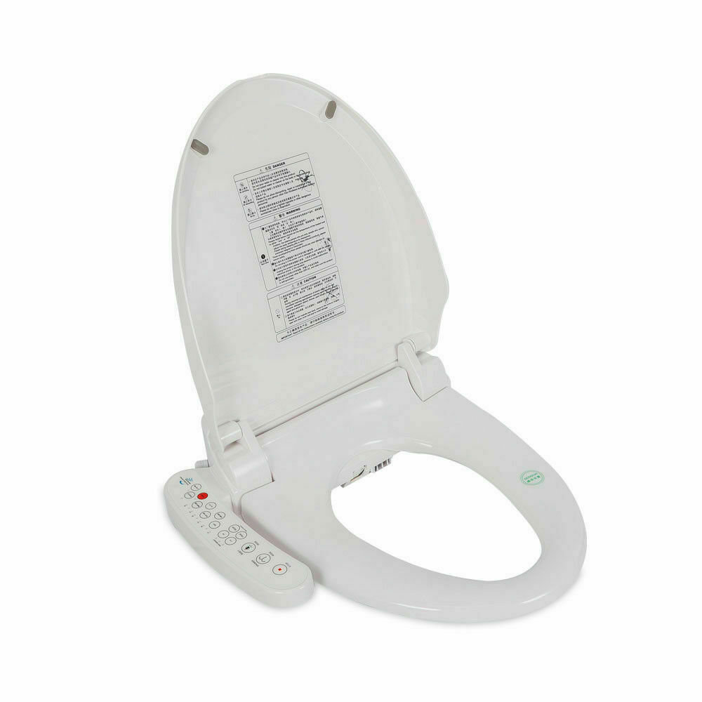 Brondell LumaWarm Heated Nightlight Toilet Seat Elongated White