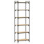 Adeife 188cm H x 30cm W Metal Standard Bookcase-747873587-747873591