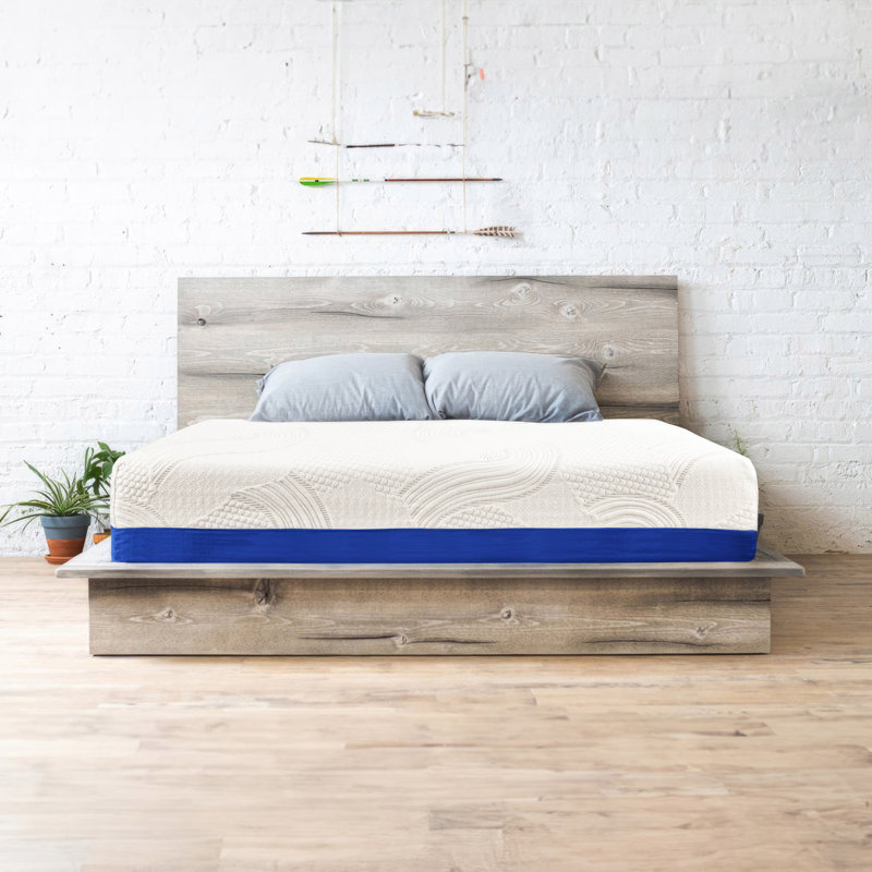 14 Inch Twin Xl Copper Gel Memory Foam Mattress, Extra-long Twin