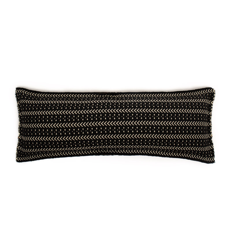 Coussin en coton Geto, H 14 po x l 42 po
