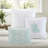 Oversized Cotton Bedding Set, Coastal Style, Aqua