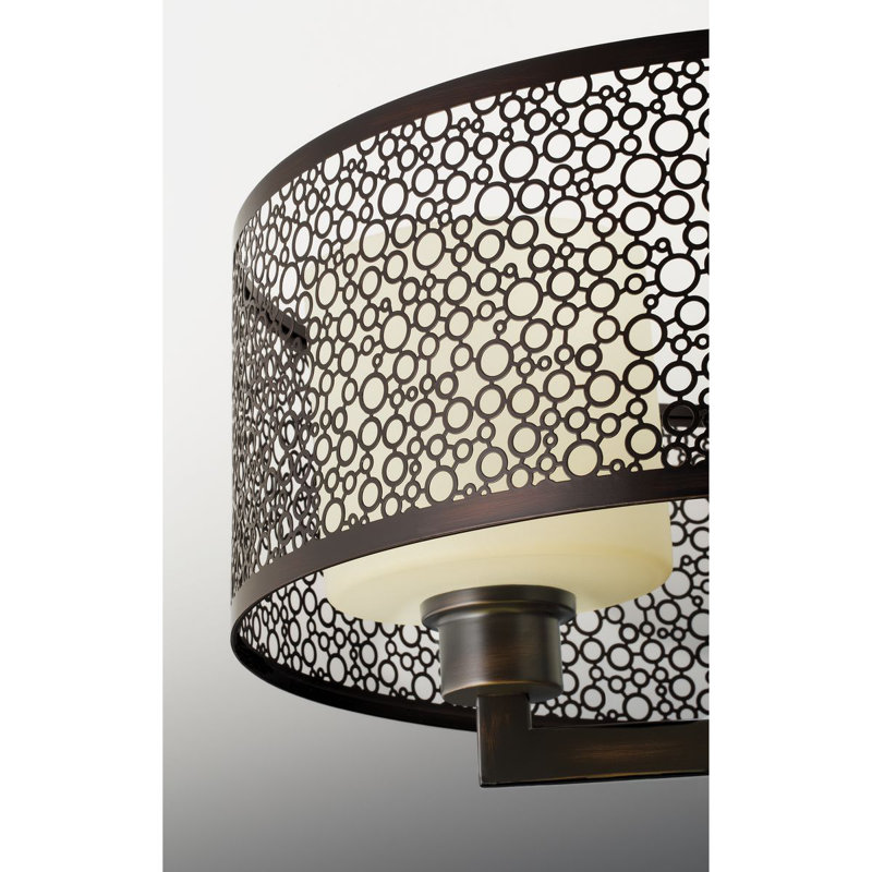 Attiyya 4 - Light Unique/Statement Pendant, Antique Bronze