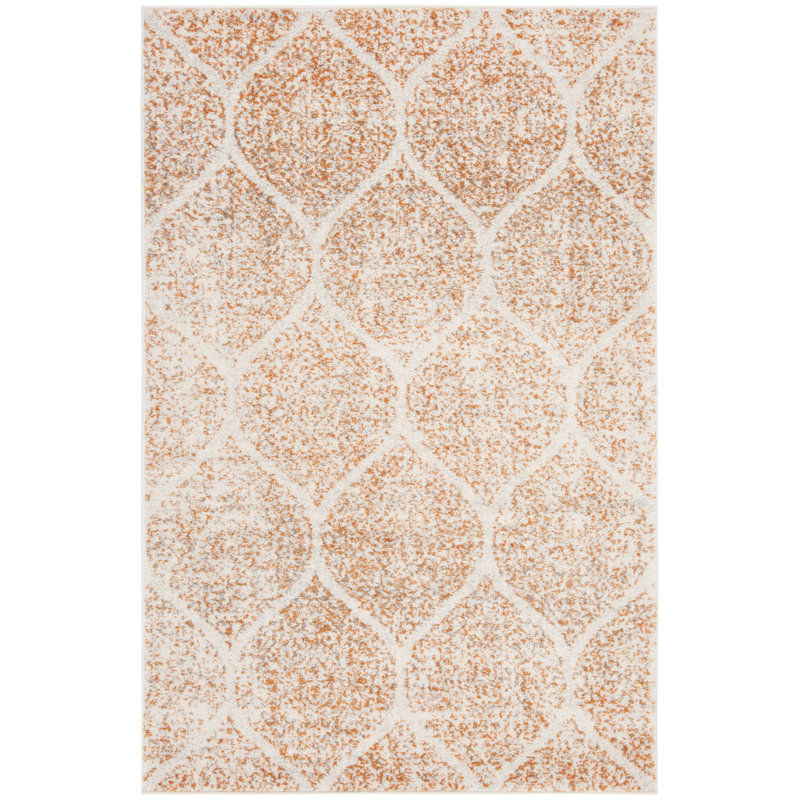 Tapis à motif géométrique Balcom Performance, Rectangle 4 pi x 6 pi