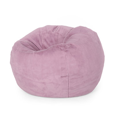 Kavel 3 Foot Rounded Bean Bag, Lavender