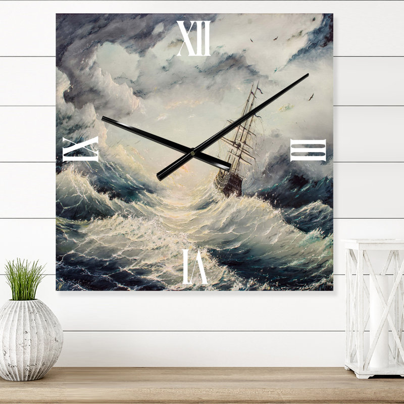 Horloge murale «Struggle with the Elements», Moyen