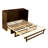 Austin Pine Murphy Bed with Rattan Panel & Storage Drawer-1455202252