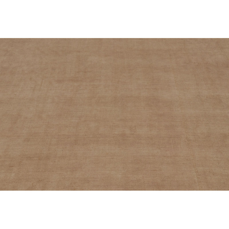 Textural Hand Knotted Silk Area Rug