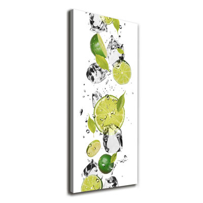 Limonka And Water - Wrapped Canvas Print